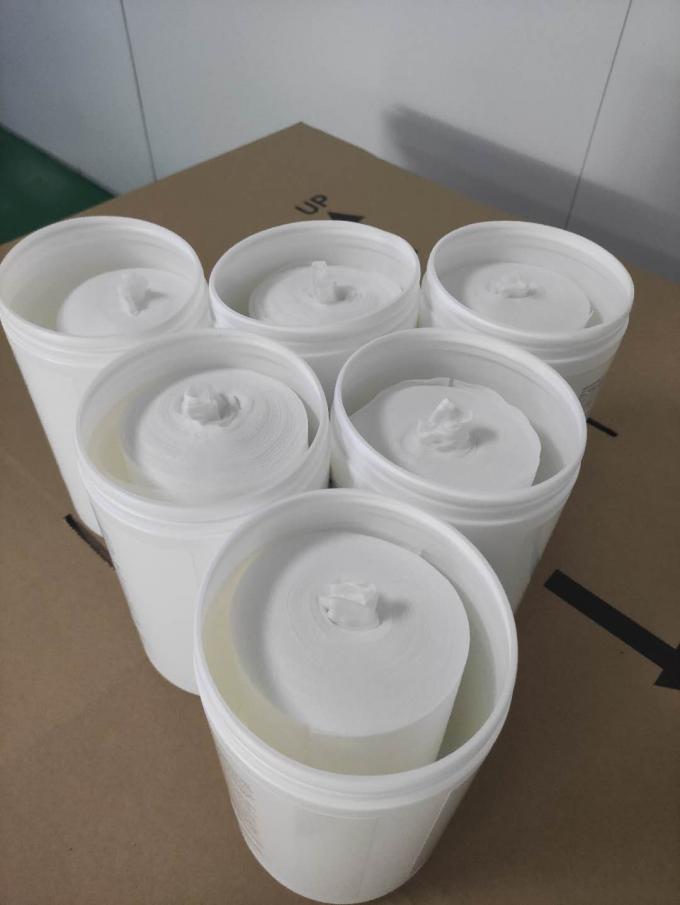 小さなかん10の殺菌性のぬれたワイプの製造業者のための80pcs乾燥したワイプ