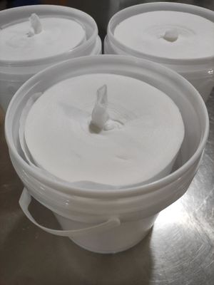 小さなかんの製造業者の殺菌性のぬれたワイプのための800pcs乾燥したワイプ