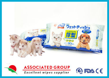 臭気を除いている健康な皮および光沢があるコートのためのアロエのビタミンEを持つ犬猫のためにきれいな犬ペット耳および目のワイプの瞬間